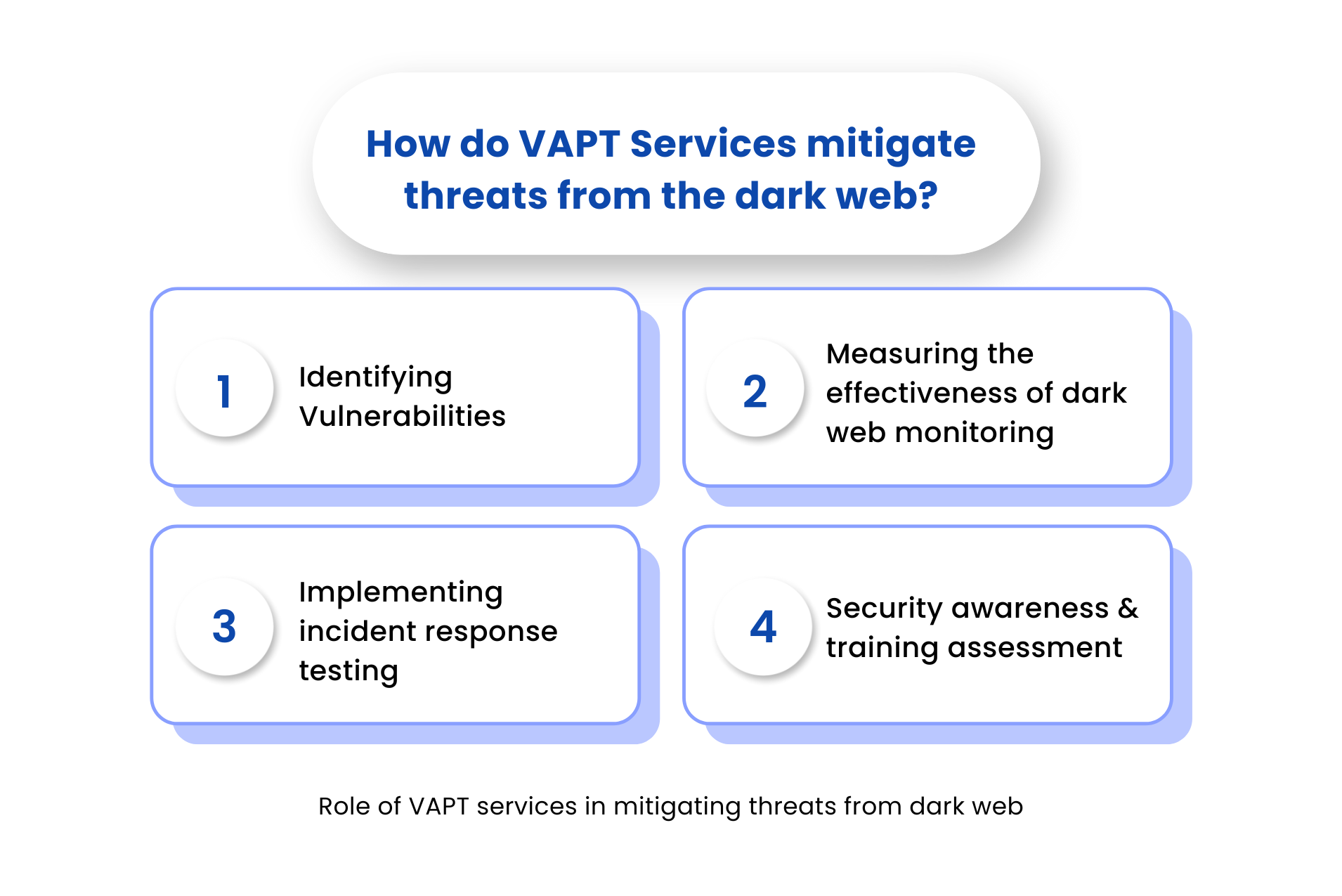 How do VAPT Services help protect against Dark Web?